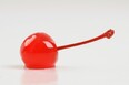 Red cherry with stem